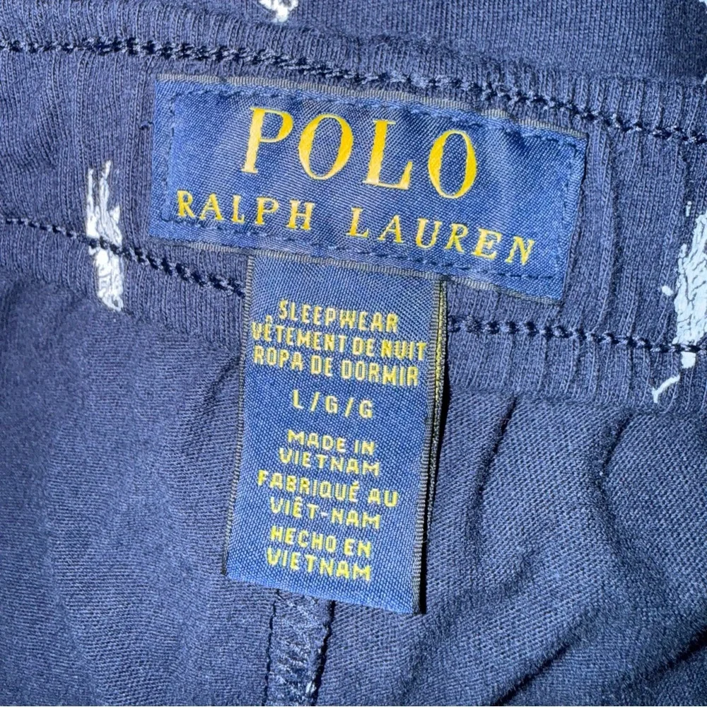 Polo Ralph Lauren Mens Polo Pony Cotton Sleep Jogger Navy Blue Nevis Large